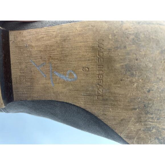 Madwell Nico Boot Chelsea Gray Suede Leather Ankle Booties Size 9 Pointed Toe - Picture 7 of 12